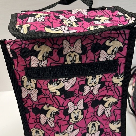 Disney Mini drawstring backpack and Lunch Box Pink Black - Picture 13 of 13
